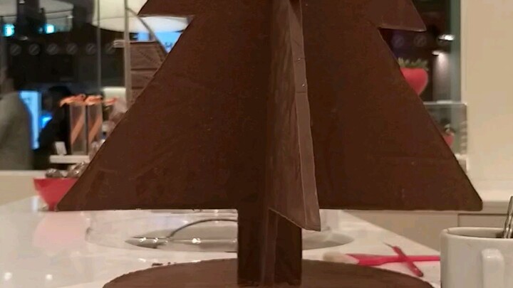 how to do chocolate Christmas tree