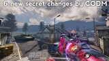 6 new secret changes made by CODM