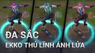 Đa Sắc Skin Ekko Thủ Lĩnh Ánh Lửa | Liên Minh Huyền Thoại | Yugi Gaming