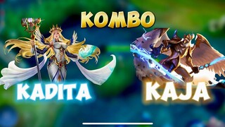 KOMBO KADITA KAJA MENGERIKAN ✍️🙌 #contentcreatormlbb #gameplay #kadita #kaja