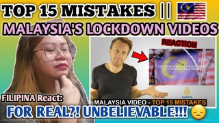 FILIPINA Reacts on Top 15 Mistakes in Locked Up Malaysia's Lockdown video by Al Jazeera