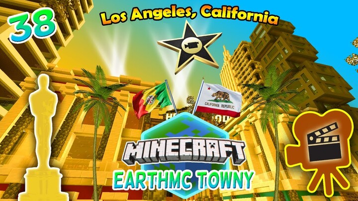 Los Angeles California Tour! | Minecraft EarthMC Towny #38