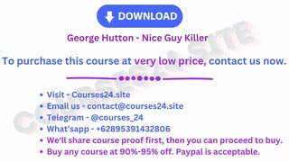 George Hutton - Nice Guy Killer