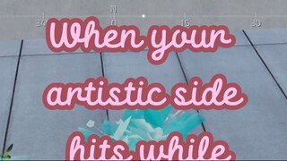 When your artistic side hits while playing Kompete #fpsgame #KOMPETE #KharlitoGaming #battleroyale