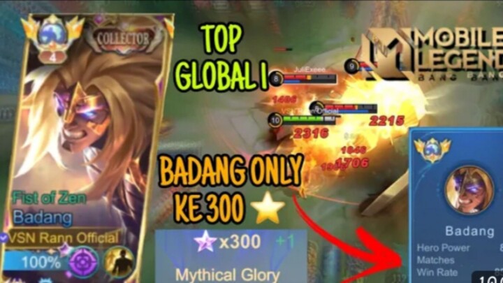 Top Global Badang Emang Ga heran Montag Nya