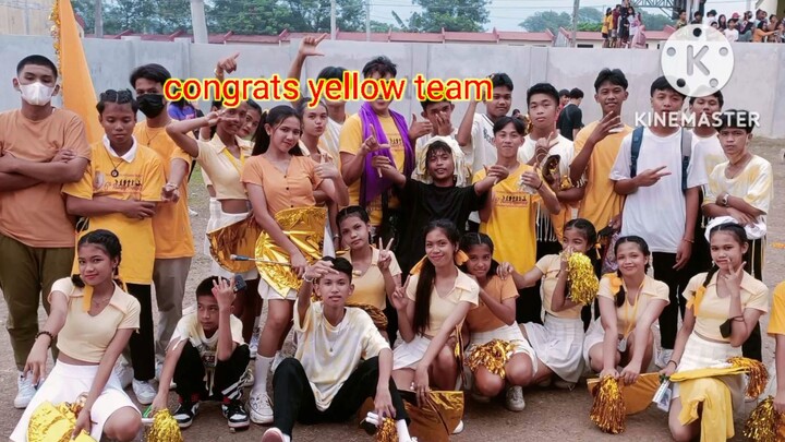 congrats yellow team champion of overall