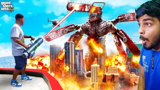 GTA 5 : TREVOR Becomes CHAINSAW MAN & Destroy LOS SANTOS😱| Gta 5 tamil | Gta tamilan