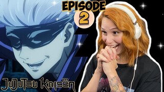 I SIMP OVER GOJO | Jujutsu Kaisen Episode 2 | LIVE REACTION