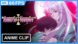 Akashiya Moka - The Silver Hair Vampire! | Rosario + Vampire | 4K 60FPS AI Remastered