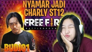 BUDI01 GAMING JADI CHARLY 12 GARENA FREE FIRE REACTION BY HERMA