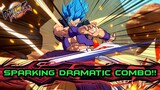 SON DE OTRO PLANETA!! SPARKING DRAMATIC FINISH COMBO!! DRAGON BALL FIGHTERZ