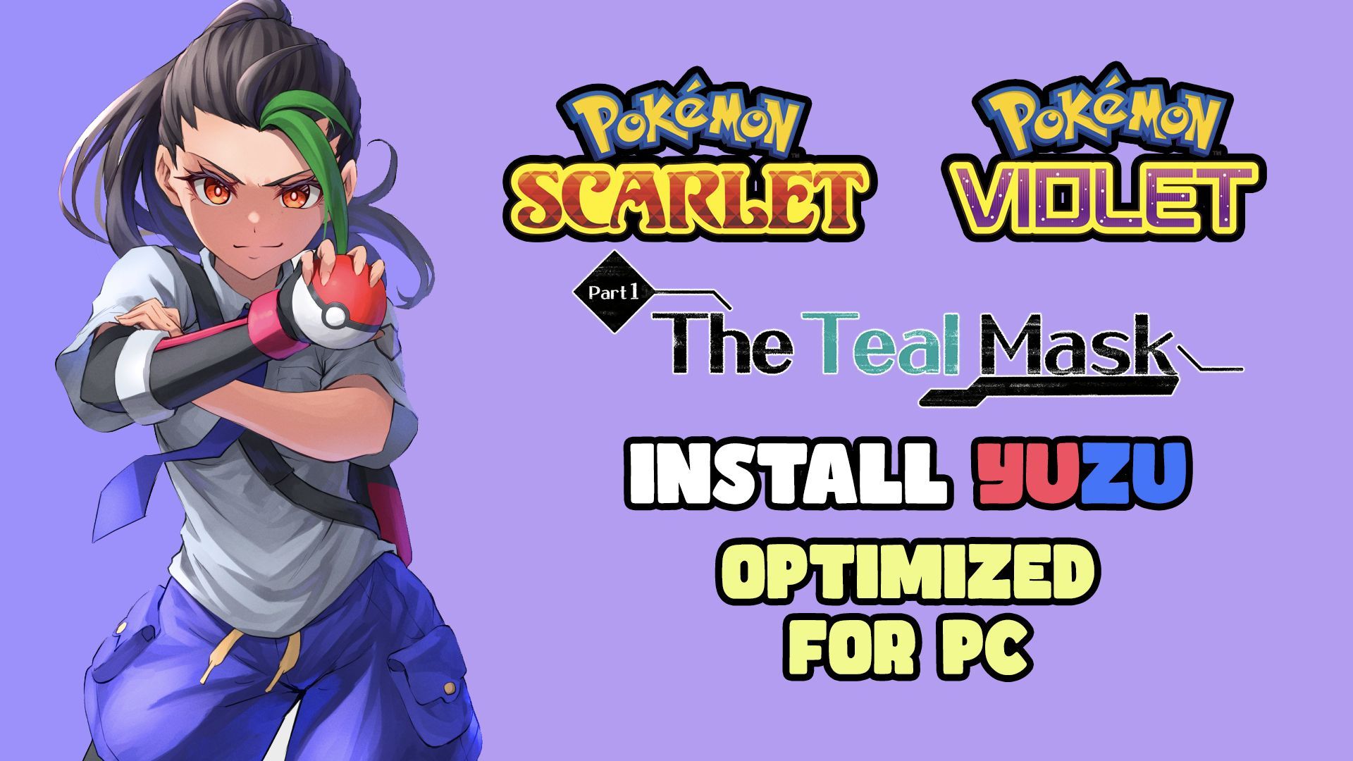 How to Download Yuzu Emulator for Pokémon Scarlet The Teal Mask DLC on PC  (XCI) - BiliBili