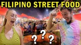 🇵🇭 FOREIGNERS FIRST TIME TRYING FILIPINO STREET FOOD | CEBU, PHILIPPINES