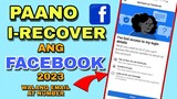 PAANO I-RECOVER ANG FACEBOOK ACCOUNT SA BAGONG UPDATE 2023 | JOVTV