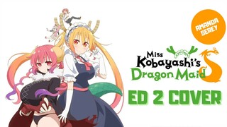 Kobayashi-san Chi no Maid Dragon ED 2 - Maid with dragons (Spanish cover) / Amanda Serey
