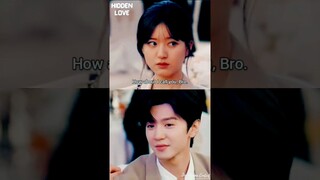 GF's reaction😅 Your Brother Is My Bro😍 #hiddenlove #cdrama #shorts #brother #bro #gf