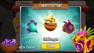 Getting Legendary Dragon in Legendary Chest for 60 Gems Only | Dragon City 2020 |