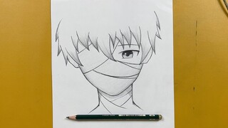 Easy anime drawing | how to draw injured boy easy step-by-step