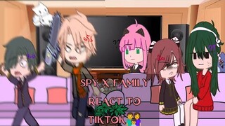 Spy X Family react to Tiktok👨‍👩‍👧 []spy x family [] gachareact