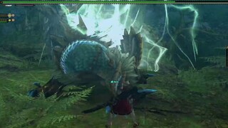 Monster Hunter Frontier Wilderness Migratory Thunder Wolf Dragon