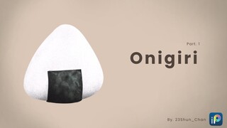 Menggambar Onigiri Makanan Khas Jepang