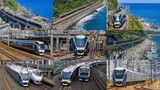 [4K]  全席グリーン車の豪華観光特急列車「サフィール踊り子」E261系電車　走行映像集 Sightseeing Express Train  for Izu