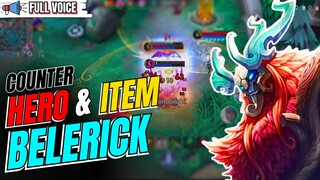 COUNTER (HERO & ITEM ) BELERICK.MLBB/MOBILE LEGENDS