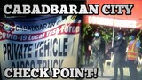 CABADBARAN CITY Nagkaroon ng checkpoint para sa CoVid 19