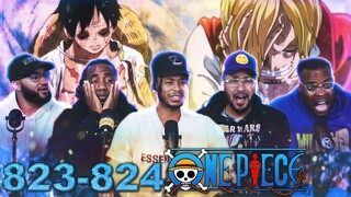 LUFFY & SANJI REUNITE! One Piece Ep 823/824 Reaction