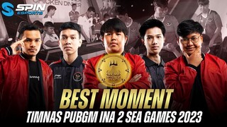 BEST MOMENTS PUBGM SQUAD INA2 DI SEA GAMES 2023! DOMINASI TOTAL INA2! 3X WWCD BERUNTUN!