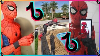 😂MELHORES VÍDEOS DO HOMEM ARANHA DO TIKTOK #4  -  (@spider_slack)