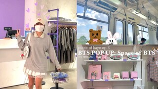 i went to bts pop up store, manila: bts merch, arcade, merch haul & unboxing | elibabbb