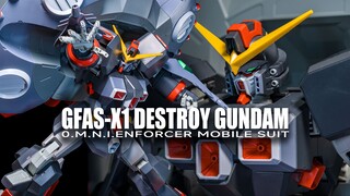 【เพลงกาว 4K】กลัวยักษ์! โมเดลสูง 40 ซม.? - เข้าเครื่องซุปเปอร์ยักษ์! HGUC Destroy Gundam |. โมบิลสูทก