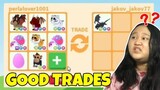 CRAZIEST TRADE !!  😲 *TRADING NEON BAT DRAGON, NEON FROST DRAGON AND NEON OWL IN ADOPT ME*