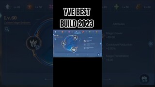 YVE BEST BUILD 2023 #shorts #mlbb