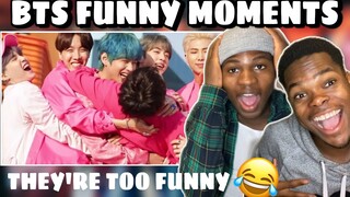 BTS BEING BTS (FUNNY MOMENTS) - REACTION!