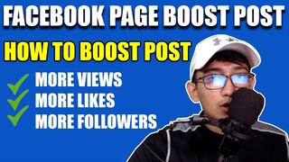 PAANO MAG BOOST POST | FACEBOOK PAGE | TUTORIAL 1/2