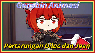 [Genshin Impact, Animasi] Pertarungan Diluc dan Jean