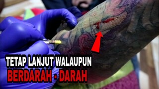 pantang pulang sebelum tatto siap || tatto full collor