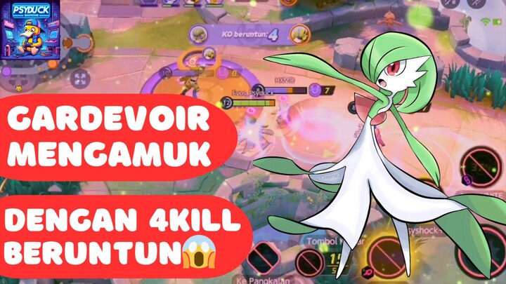 Gardevoir Menggila membuat 4 Kill beruntun 😱