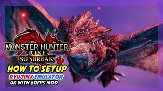 How Setup & Play Monster Hunter Rise Sunbreak On PC | Ryujinx Vulkan Build | 60FPS MOD