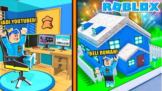 BELI RUMAH PERTAMA SEBAGAI YOUTUBER ROBLOX!! KISAH HIDUPKU DARI 0 DI ROBLOX!!!