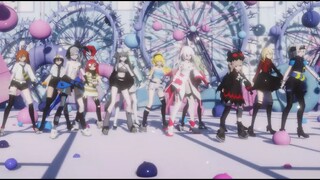[Bump World MMD] bump line - bump girl group + sex transfer F4! "The feeling of having new clothes i