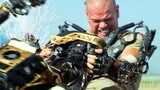 Matt Damon rips a robot's head off