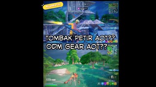 Nyobain ODM Gear dan Tombak Petir anime aot😱|| FortniteIndonesia|| NOOB PLAYER|