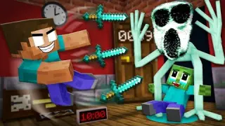 Monster School : MINECRAFT ON 1000 PING CHALLENGE - HORROR GAME | PART 2 - Minecraft Animation