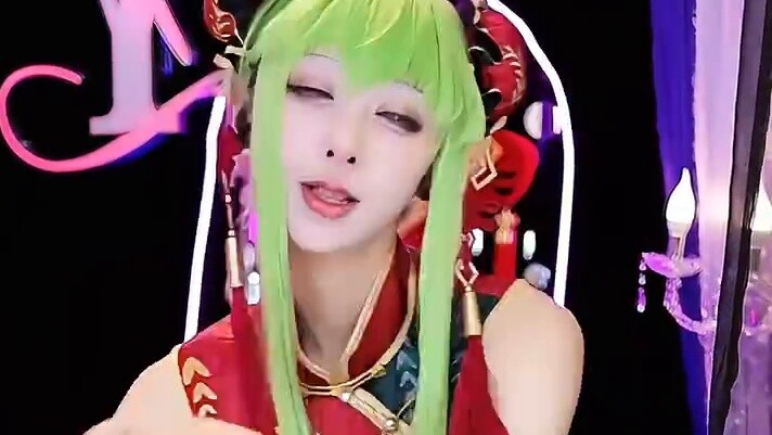 [Yinger] ก้าวแมว Qingqiao |. ปีใหม่ cc cheongsam cos