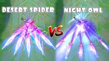 Gusion Desert Spider VS Night Owl Skin Comparison