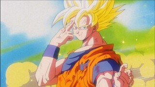 Goku menggunakan teleportasi untuk melindungi bumi lagi