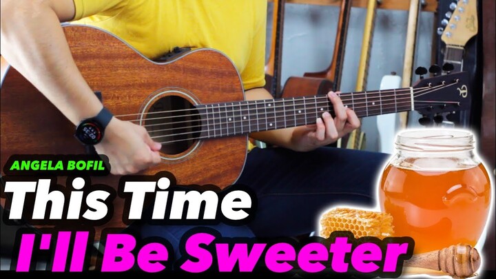 This Time I'll Be Sweeter Angela Bofil Instrumental guitar karaoke cover with lyrics